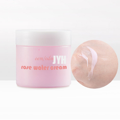 Crema de noche rosada de Rose Anti Aging Day And para la piel propensa del acné
