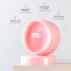 El labio de aligeramiento del OEM friega bálsamo de labios rosado de Exfoliator y friega 10g