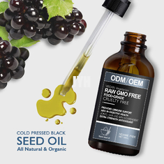 Gel natural de la ducha del aceite de pelo de la semilla del negro de las etiquetas de soldado 50ml