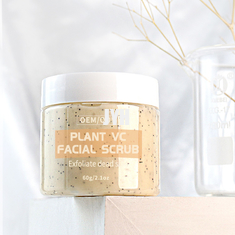 VC etiqueta Exfoliating poner crema del OEM de la crema de la vitamina C que blanquea 60g