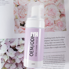 Cuidado de piel de iluminación orgánico de Rose Foaming Face Wash 120ml ISO22716