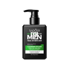 La despedregadora facial de piel de los hombres diarios del cuidado refresca la despedregadora de efectos múltiples de restauración del control del aceite de los hombres