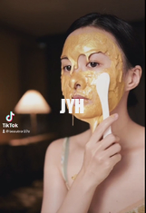 el profesional antienvejecedor Clay Mask Powder 24k del oro facial de 100g pela apagado a Jelly Facial Mask