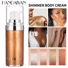 fundación líquida poner crema de Glow Glistening Makeup de la cara 20ml y del iluminador de Bronzer del Highlighter de Luminizer del cuerpo