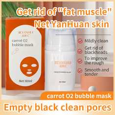 Poros de limpiamiento profundos de la cabeza facial de Clay Mask Whitening Remove Black de la burbuja de la zanahoria
