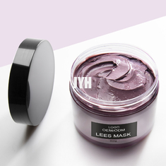 Berenjena de limpiamiento profunda Clay Mask Blackhead Pore Cleanser facial Clay Mud Mask