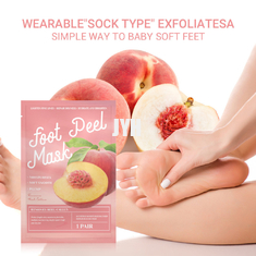 calcetines Exfoliating hidratantes profundos de 40ml Juice Peach Foot Peel Mask