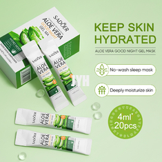 Áloe hidratante que blanquea coreano Vera Skin Care Mask de la hoja facial de la máscara de la belleza