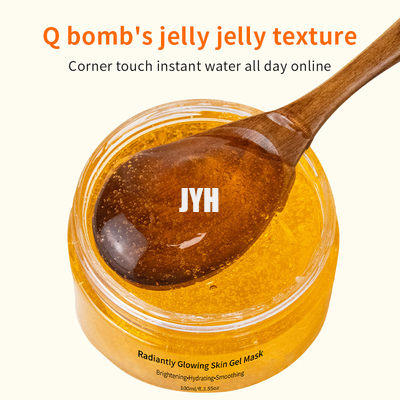 radiante máscara del gel de la piel de la cúrcuma que brilla intensamente 100ml con el glutatión ácido tranexámico