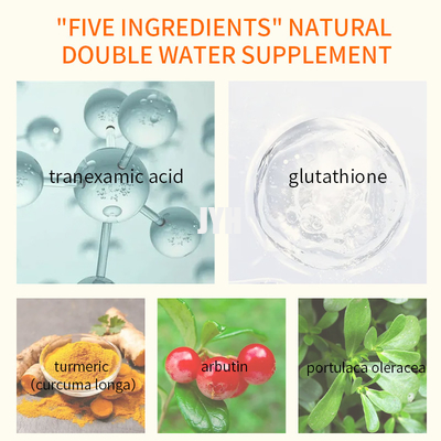 radiante máscara del gel de la piel de la cúrcuma que brilla intensamente 100ml con el glutatión ácido tranexámico