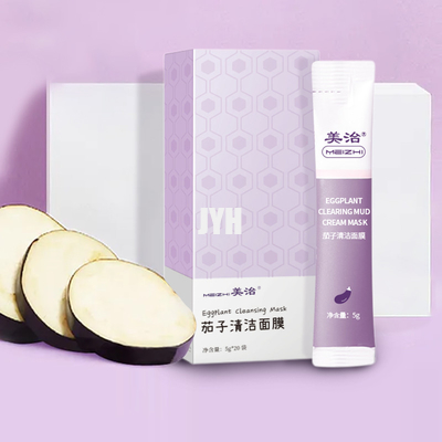 Berenjena púrpura que purifica a Clay Mask 5ml/tira 300g/tarro