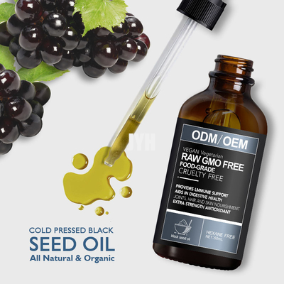 Gel natural de la ducha del aceite de pelo de la semilla del negro de las etiquetas de soldado 50ml