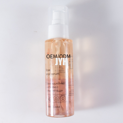 Vitamina C del ODM Rose Petals Essence Face Serum para la piel propensa del acné sensible