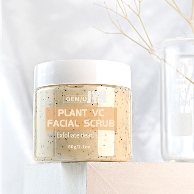 VC etiqueta Exfoliating poner crema del OEM de la crema de la vitamina C que blanquea 60g