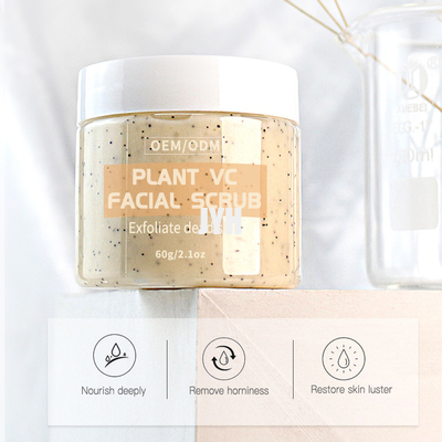VC etiqueta Exfoliating poner crema del OEM de la crema de la vitamina C que blanquea 60g