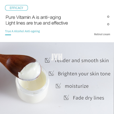La crema hidratante ácida hialurónica GMPC poner crema facial del retinol del ODM antienvejecedora quita la arruga