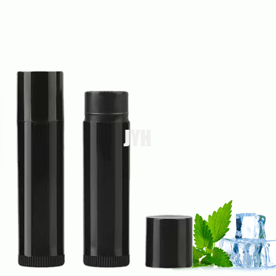 Vegano orgánico natural hidratante ISO GMPC del protector labial de Skincare de los hombres de la menta negra del tubo