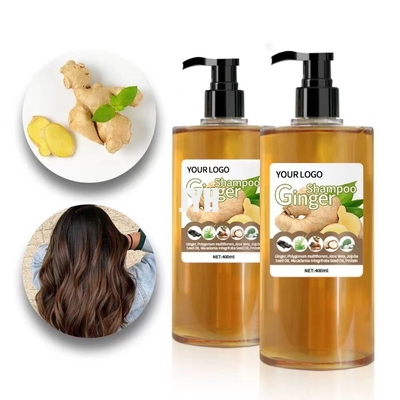 gel natural de la ducha del champú orgánico del ODM 400ml para el sistema del crecimiento del pelo