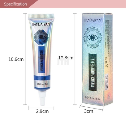Cosméticos de maquillaje facial metálico 12 colores Maquillaje a prueba de agua Sombra de ojos