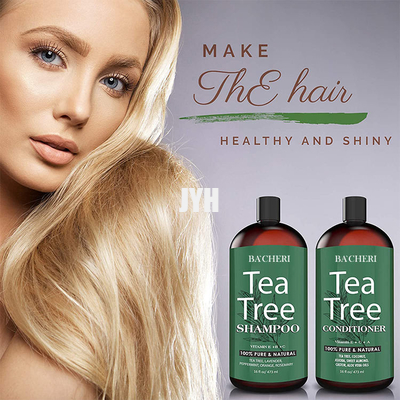 470ml el champú y el acondicionador del árbol del té de la vitamina C +E fija el pelo dañado reparación natural orgánica