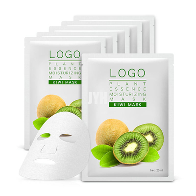 máscara de hidratación de la hoja 25ml que blanquea el cosmético Kiwi Facial Mask orgánico de la belleza