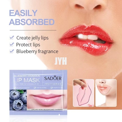 El colágeno Crystal Pink Lip Care Gel enmascara para hidratar la arruga anti consolida los labios de los hidratos