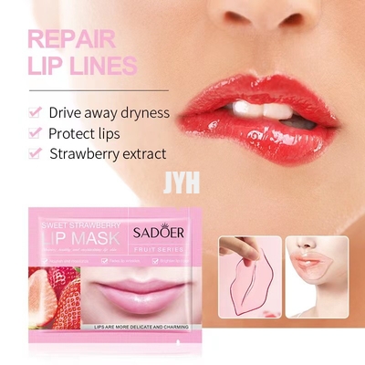 El colágeno Crystal Pink Lip Care Gel enmascara para hidratar la arruga anti consolida los labios de los hidratos