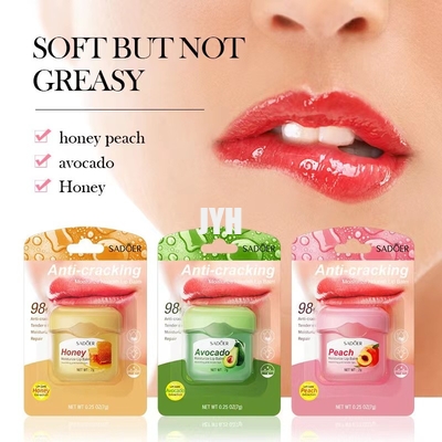 labios agrietados agrietados bálsamo duradero del cuidado del labio de los tratamientos de la noche de las cremas hidratantes del labio 7g
