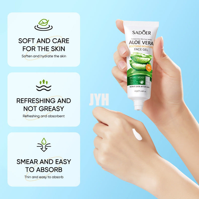 40g áloe orgánico Vera Gel Deeply Hydrating Skin que alimenta después de cuidado de piel de Sun