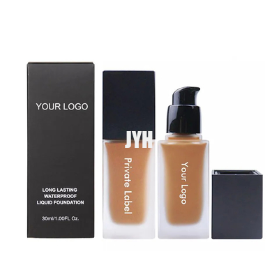 la cara de encargo del color de los cosméticos 104 del maquillaje de la cara 30ml presionó a Matte Liquid Waterproof Foundation