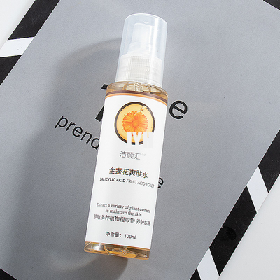 Tinta facial orgánica natural de la piel de la tinta que blanquea la tinta facial 100ml del Calendula