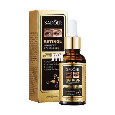 Ajuste de iluminación antiarrugas de los círculos del retinol de los cosméticos oscuros del Eyecare debajo del suero del ojo
