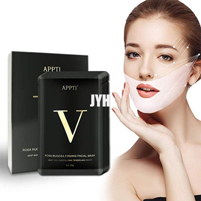 Línea doble de forma de V máscara de elevación de Chin Reducer V de la mascarilla del OEM que adelgaza