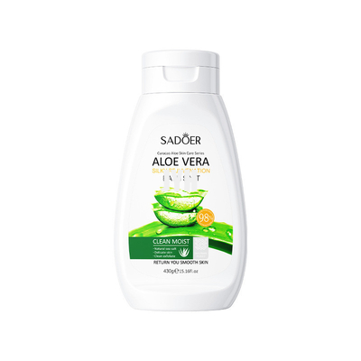 el Exfoliating blando de la luz del lavado del cuerpo de Vera Bath Salts Smoothing Skin del áloe 430g