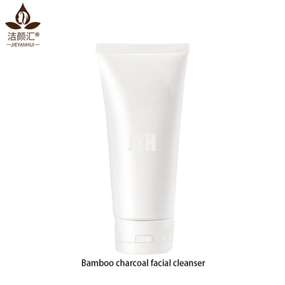 el Exfoliating de limpiamiento de la despedregadora que hace espuma 100g de la espuma clara limpia de bambú orgánica facial del carbón de leña