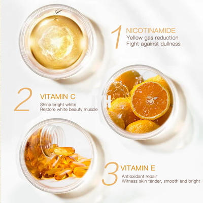 arruga anti del vegano orgánico natural facial de la crema de la crema hidratante de la vitamina C 50G