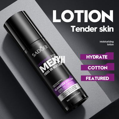 la arruga antienvejecedora de los productos del cuidado personal de los hombres 4.23oz rejuvenece la loción de hidratación de la cara