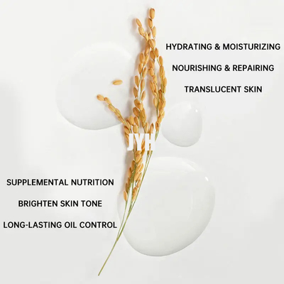 La tinta orgánica natural Niacinamide del cuidado de piel brilla intensamente el tono GMPC de la cara del agua del arroz de la esencia