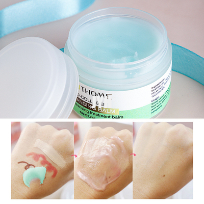 Crema de limpiamiento 100% del retiro del maquillaje del bálsamo del cuidado de piel del vegano del OEM