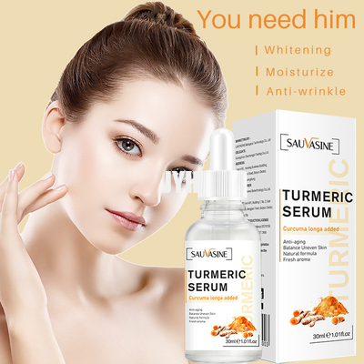 corrector Serum Formaldehyde Free del punto oscuro del suero de la cara de la esencia de la cúrcuma 30ml