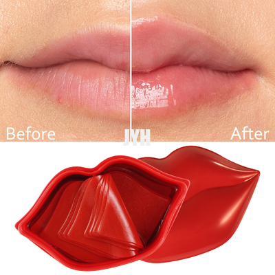 Máscara Crystal Hydrating natural del labio del colágeno del hidrogel el dormir