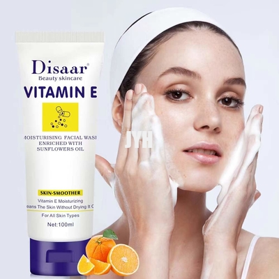 Vitamina natural E de la despedregadora facial del OEM que hace espuma que blanquea la despedregadora facial