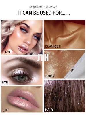 Polvo del lustre del reflejo del maquillaje de MSDS alto para el cuerpo del pelo de los labios de los ojos de la cara
