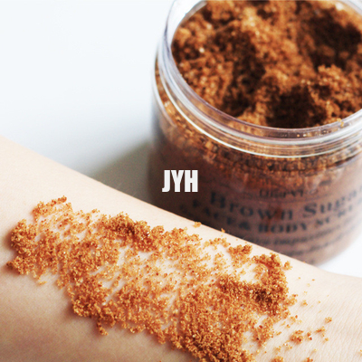 Cosméticos Brown orgánico que blanquea Exfoliating natural Sugar Salt Body Scrubs del ODM Bodycare