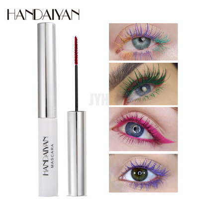 12 colores impermeabilizan el rimel coloreado que el encantar colorido duradero para las mujeres observa maquillaje