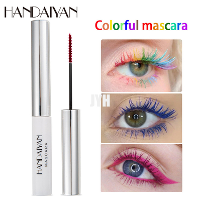 12 colores impermeabilizan el rimel coloreado que el encantar colorido duradero para las mujeres observa maquillaje