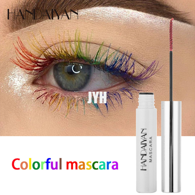 12 colores impermeabilizan el rimel coloreado que el encantar colorido duradero para las mujeres observa maquillaje