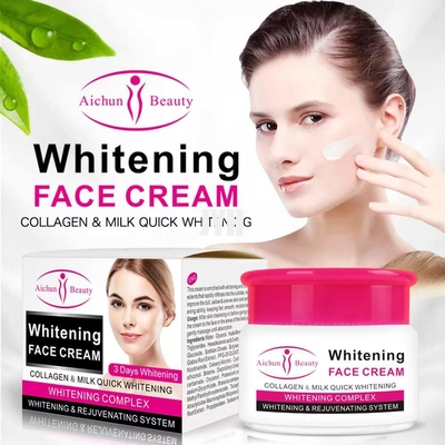 Las mujeres del colágeno pelan cuidado que blanquean el ODM anti poner crema facial de la arruga
