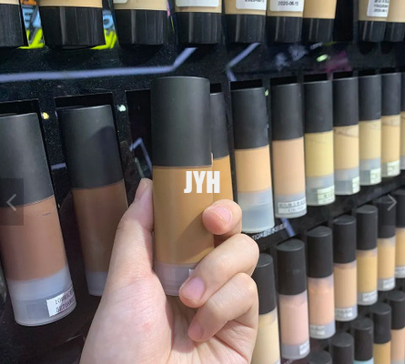 Fundación líquida del vegano de la cobertura total del maquillaje orgánico de la prenda impermeable para las mujeres negras de la piel