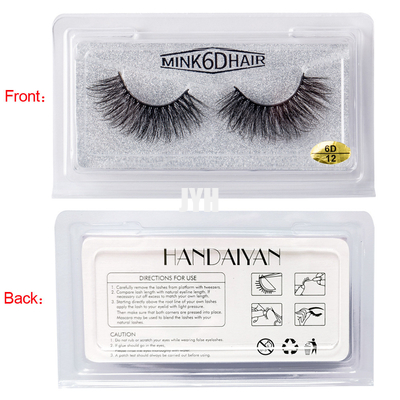 Maquillaje grueso tridimensional 6D 20m m de la novia de Mink False Eyelashes Stage Show de la imitación